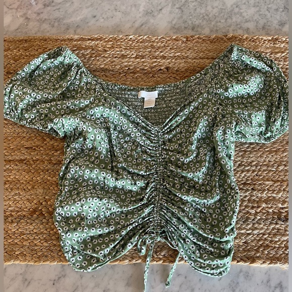 H&M ruched summer top - Picture 3 of 4